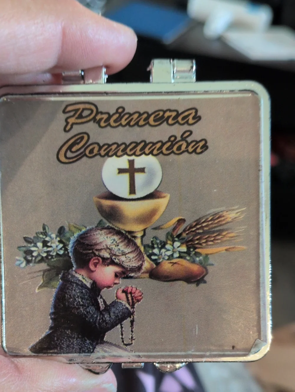 Primera Comunión Religious Phone Case - Beige Illustration